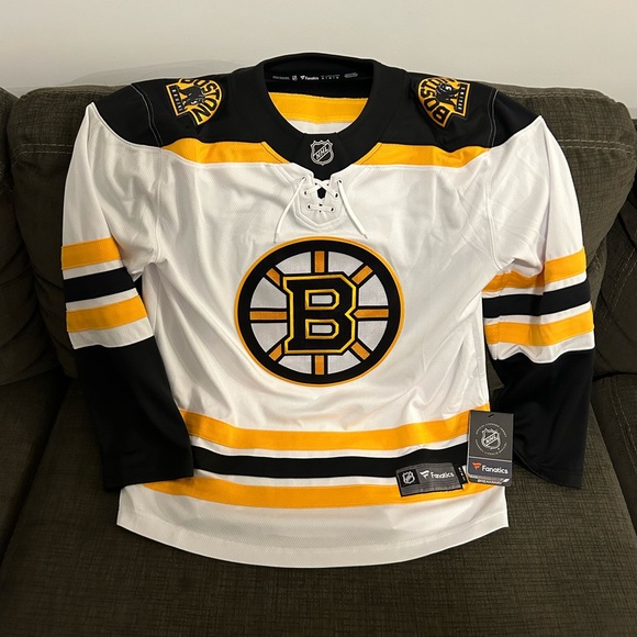 Fanatics Other - Fanatics Authentic Boston Bruins Breakaway NHL Hockey White Jersey Men’s Sz: M